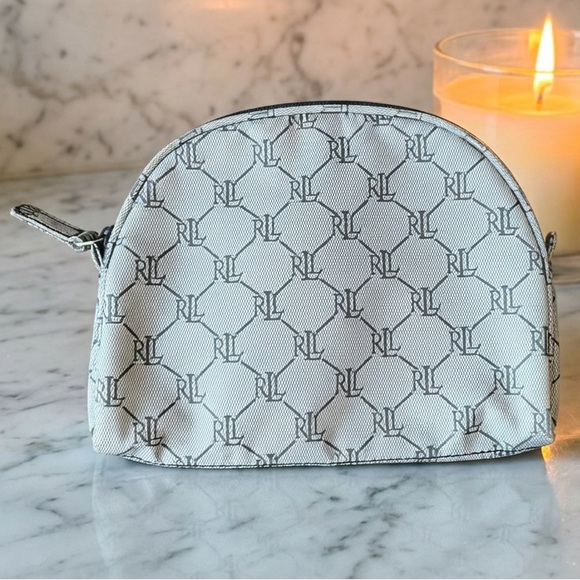 Ralph Lauren Handbags - Ralph Lauren VINTAGE Monogram Cosmetic Bag